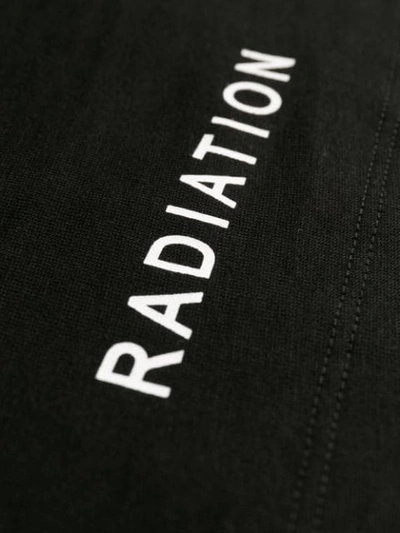 Shop Marine Serre Radiation Print T-shirt In Black