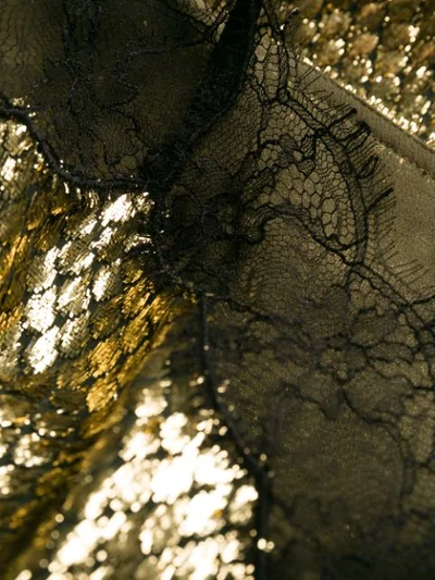 Shop Etro Lace Camisole In Gold