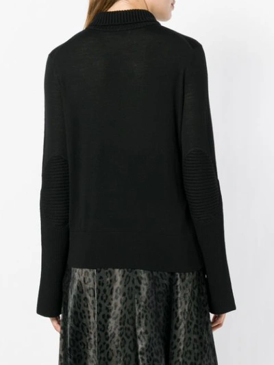 Shop Dorothee Schumacher Roll Neck Sweater - Black