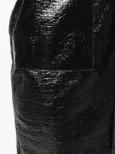Shop David Koma Coated Bouclé Midi Dress In Black