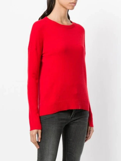 Shop Zadig & Voltaire Zadig&voltaire Round Neck Jumper - Red