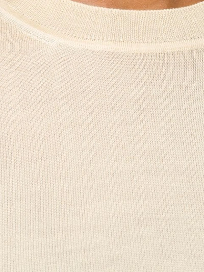 Shop Jil Sander Classic Knit Jumper In Neutrals