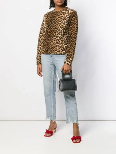 Shop N°21 Leopard-print Sweater In S2a1 Stampa Marrone