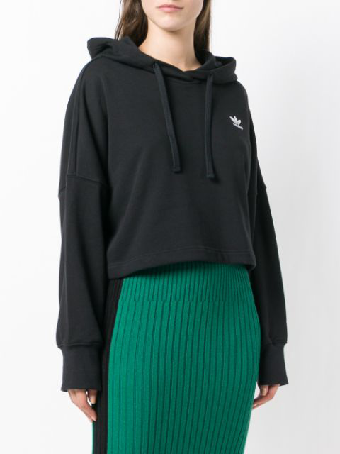 adidas styling complements cropped hoodie