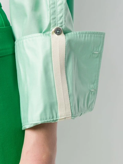 Shop Jil Sander Longsleeved Blouse In Green