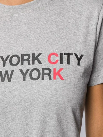 Shop Calvin Klein New York T-shirt In Grey