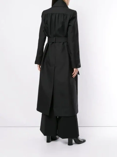 Shop Camilla And Marc Losada Trench Coat In Black