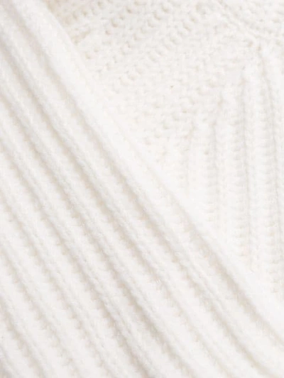 Sminfinity Gerippter Rollkragenpullover In 0200 Avorio