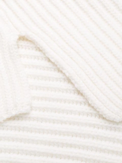Sminfinity Gerippter Rollkragenpullover In 0200 Avorio