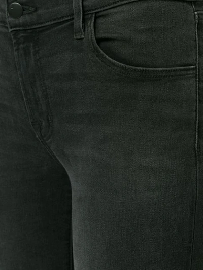 Shop J Brand Ripped Skinny Jeans - Black