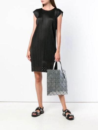 Shop Issey Miyake Pleats Please By  Dots Lace Tunic Dress - Black