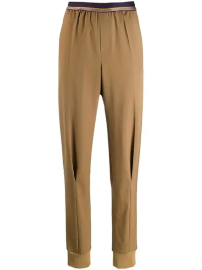 Shop A.f.vandevorst Slim-fit Tailored Trousers In Brown