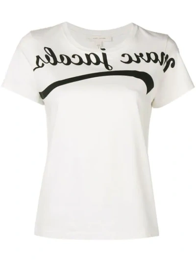 Shop Marc Jacobs Reverse Logo T In White