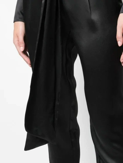 Shop Alexis Belted High Waisted Trousers In Black