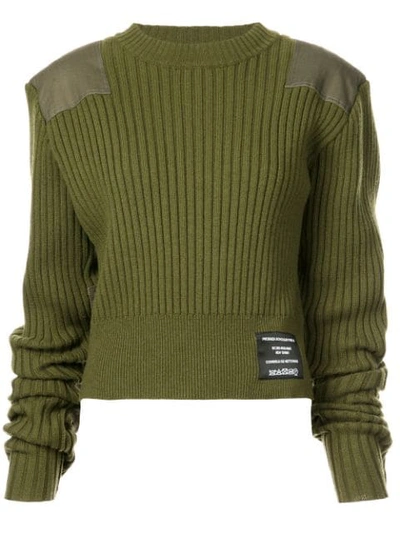 Shop Proenza Schouler Pswl Ribbed Sweater - Green