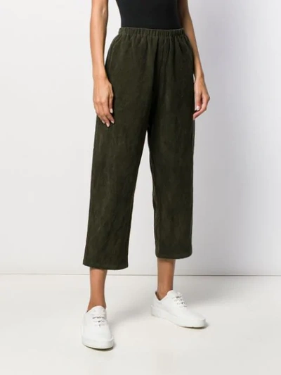 PLAIN CROPPED TROUSERS