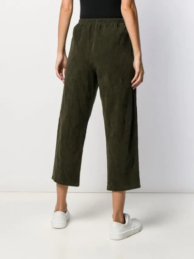 PLAIN CROPPED TROUSERS