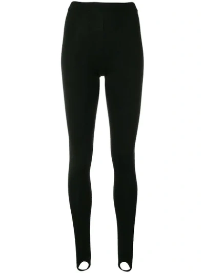 Shop Joseph Knitted Leggings In Black