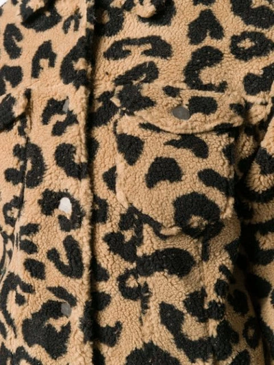 Shop Apparis Tiarra Leopard Jacket In Neutrals