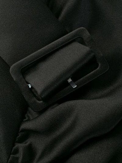 Shop Simone Rocha Glossy Cold-shoulder Top In Black