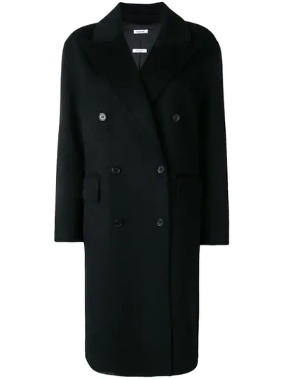 Shop P.a.r.o.s.h . Double Breasted Coat - Black