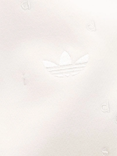 Shop Adidas By Danielle Cathari Panelled Hoodie In White