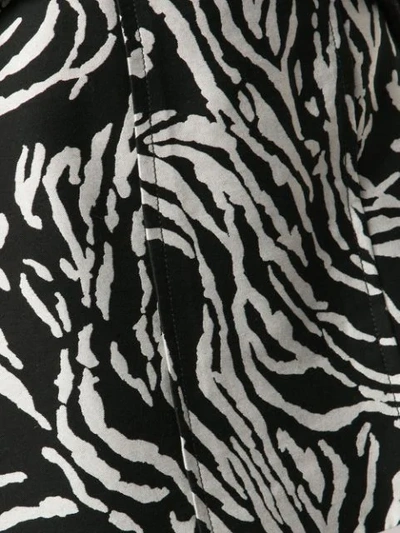 Shop Proenza Schouler Zebra Cotton Jacquard Skirt In Black
