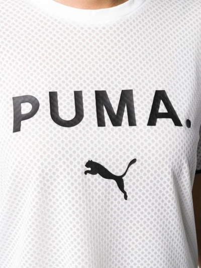 Shop Puma Logo T In White