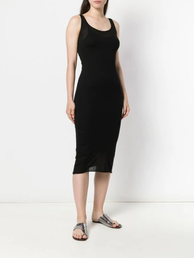 Shop Humanoid Bodycon Midi Dress - Black