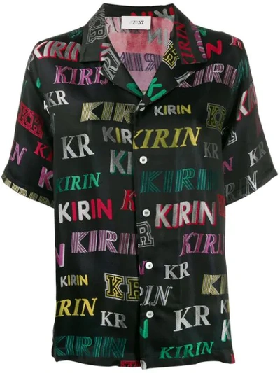 Shop Kirin Peggy Gou Hemd Mit Logo-print In Black