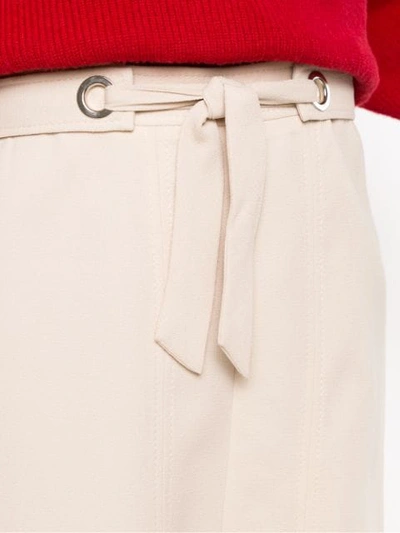 Shop Framed Cracker Pencil Skirt In Neutrals