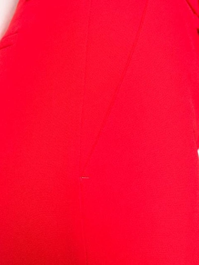 Shop Alexander Mcqueen Ausgestellte Hose Mit Falten In Red