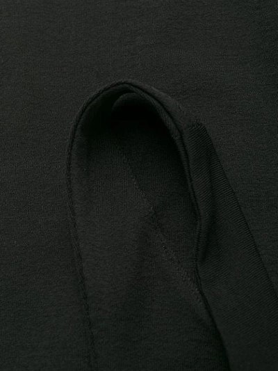 Shop Alexander Wang T Drawstring Mini Dress In Black