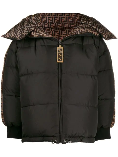Fendi Reversible Printed Quilted Shell 