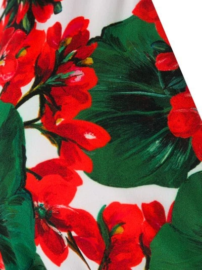 Shop Dolce & Gabbana Portofino Print Swimsuit In Green ,red