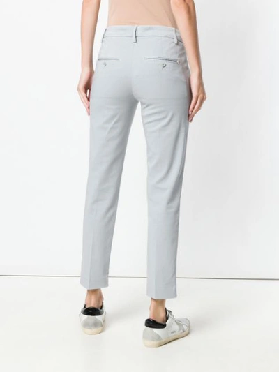 Shop Dondup Cropped Loose Jeans - Grey