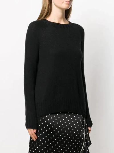 Shop Aragona Relaxed Jumper In 101 Black