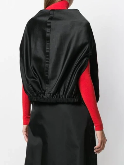 Shop Prada Wrap Around Jacket In F0002