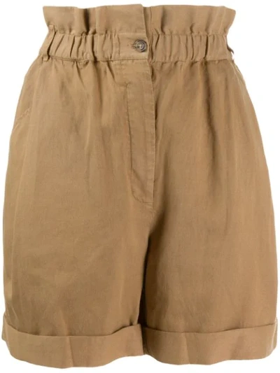 Shop Frame Harem Short Shorts In Neutrals