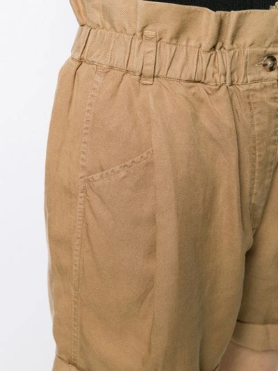 Shop Frame Harem Short Shorts In Neutrals