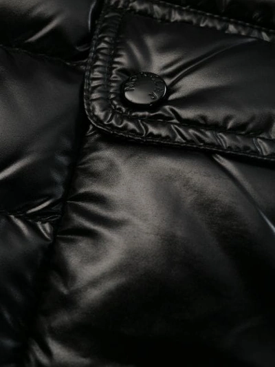 Shop Moncler Panelled Padded Jacket In 999 Black
