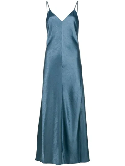 Shop Theory Side-slit Midi Dress - Blue