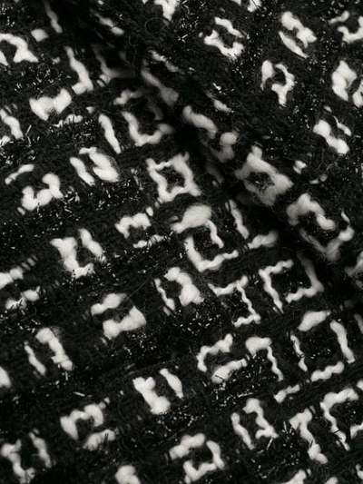 IRO GEOMETRIC PATTERN JACKET - 黑色
