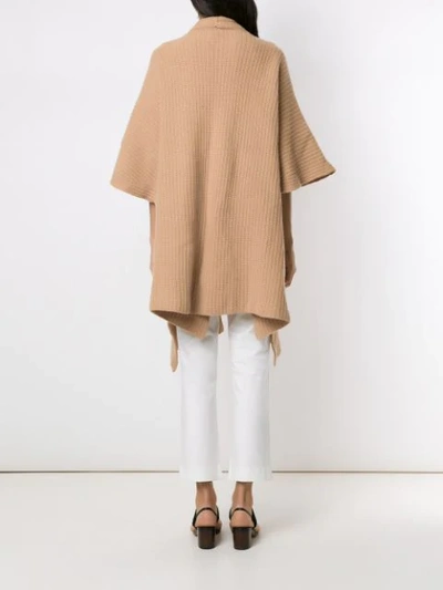 Shop Egrey Knitted Cardigan In Brown