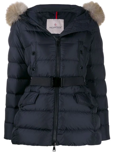 moncler belted coat