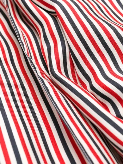 Shop Thom Browne Rwb Silk Lining Skirt In Red