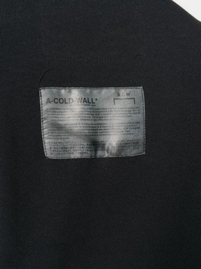 A-COLD-WALL* MOCK NECK LOGO T-SHIRT - 黑色
