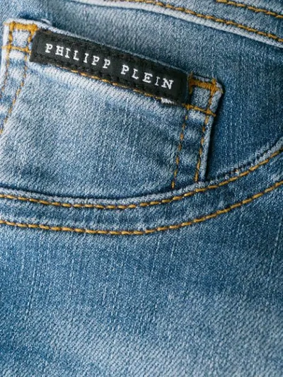 Shop Philipp Plein Original Jeggings In Blue