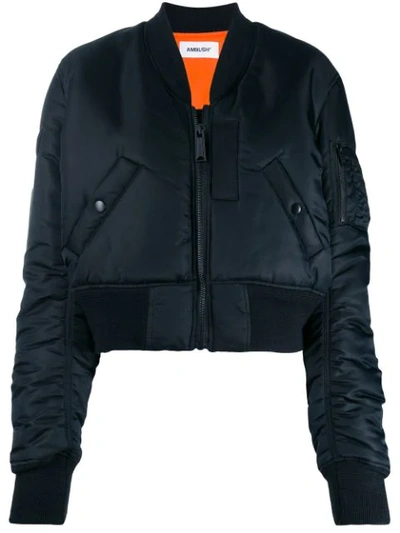 ZIPPED BOMBER JACKET