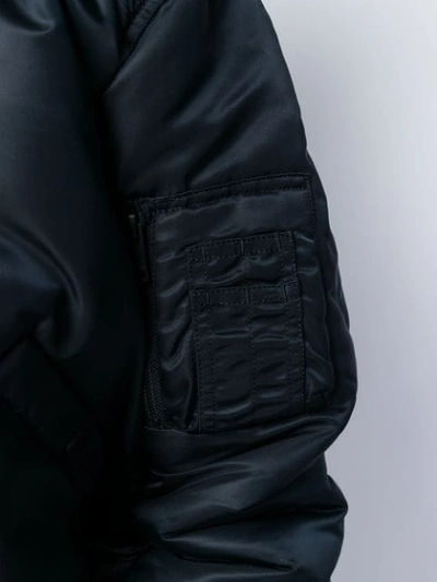 Shop Ambush Zipped Bomber Jacket In Black